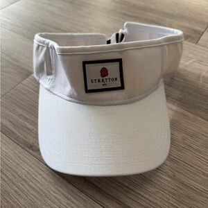 Legacy Stratton VT White Visor Golf Hat Worn Once